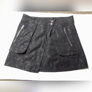 21 Saints Leather Skirt